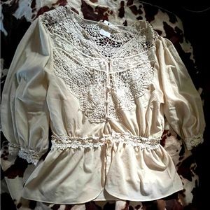 Woman’s Silk & Lace Blouse